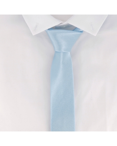 Cravate Slim Bleu ciel