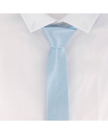 Cravate Slim Bleu ciel