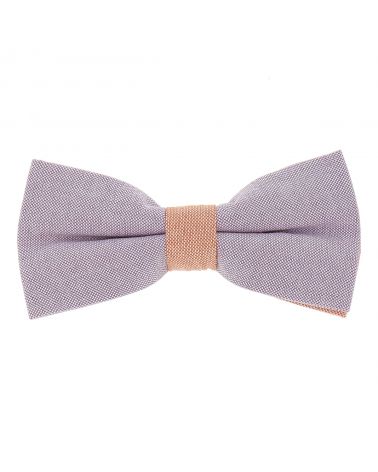 Noeud Papillon Pastel Parme et Orange