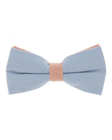 Noeud Papillon Pastel Bleu et Orange