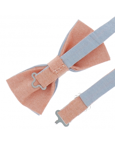 Noeud Papillon Pastel Bleu et Orange