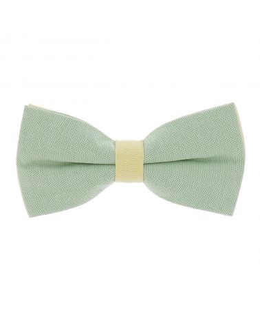 Noeud Papillon Pastel Vert et Jaune