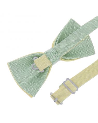 Noeud Papillon Pastel Jaune et Vert