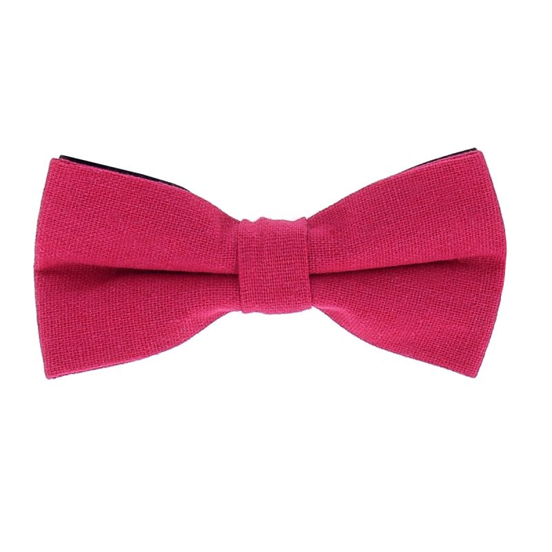 Noeud Papillon Coton Rose fushia