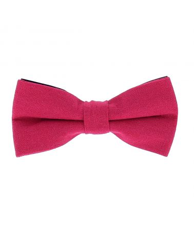 Noeud Papillon Coton Rose fushia