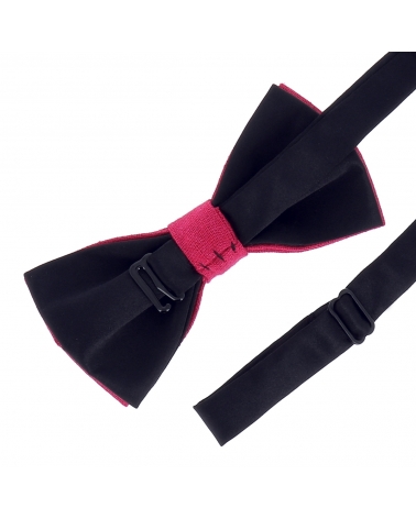 Noeud Papillon Coton Rose fushia