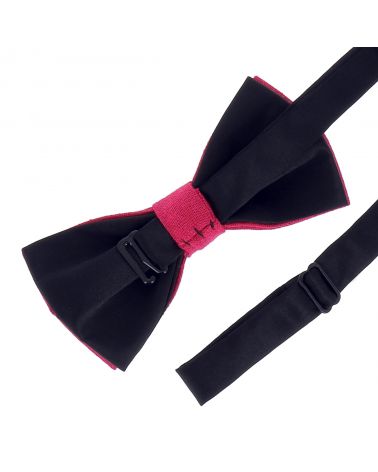 Noeud Papillon Coton Rose fushia