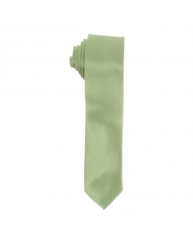 Cravate Slim Vert amande