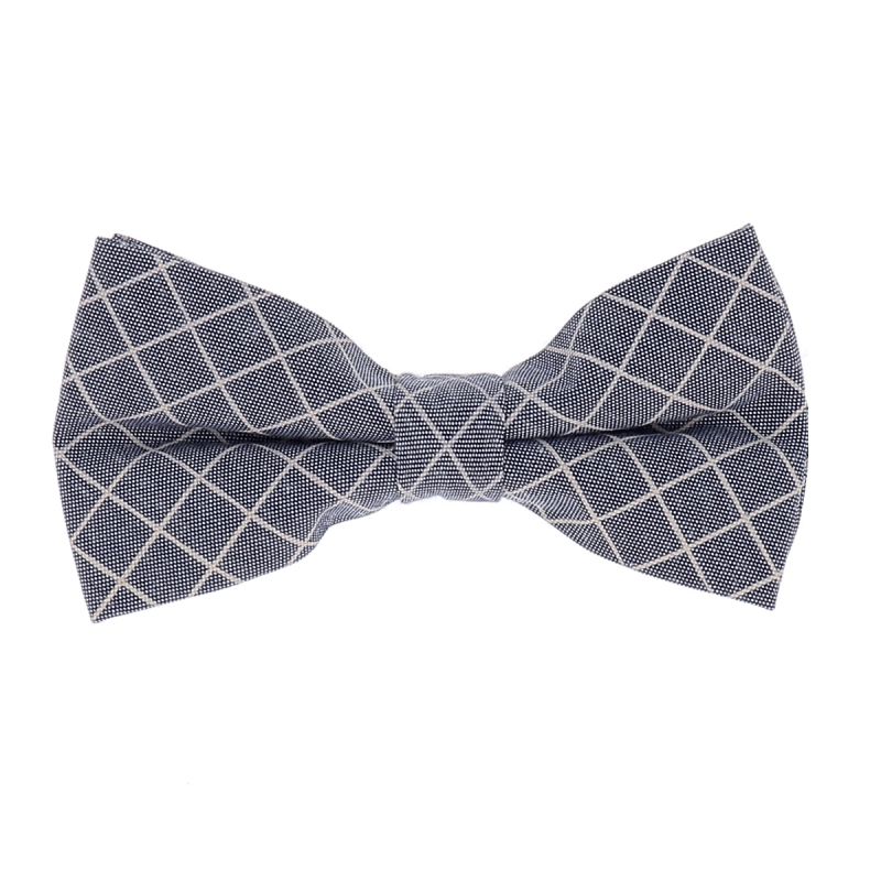 Noeud Papillon Coton Bleu à Carreaux