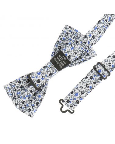 Noeud Papillon Homme Liberty Bleu Bohème Chic