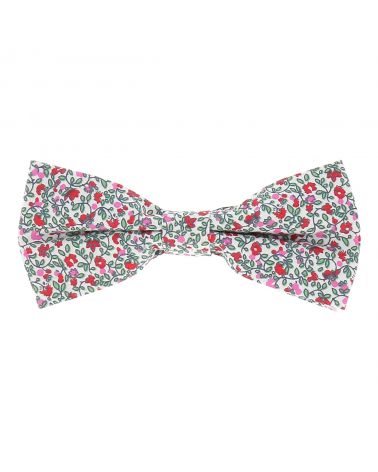 Noeud Papillon Champêtre Motif Liberty Rose